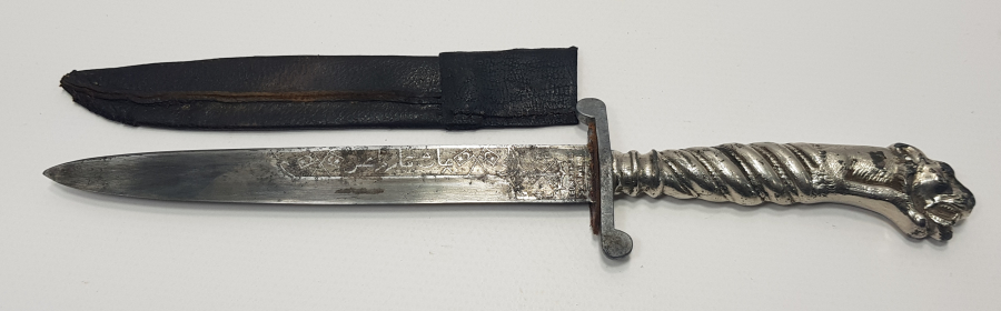 OSMANLICA CAN KARDAŞ YAZILI NADİR FORMDA MEÇ