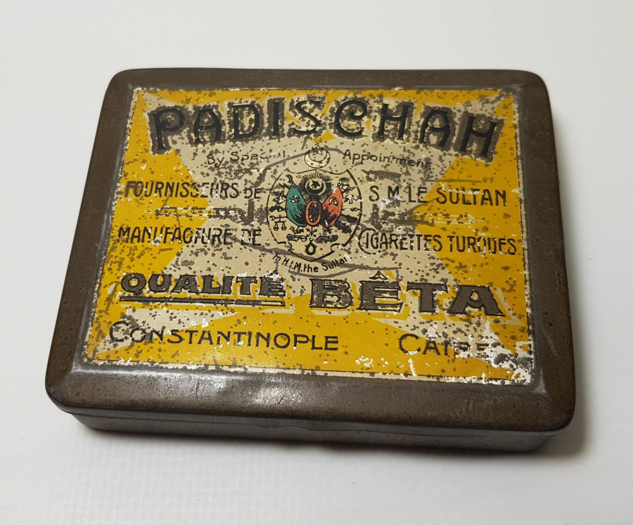 OSMANLI DÖNEMİ PADİŞAH MARKA TENEKE SİGARA KUTUSU
