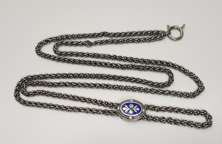 OSMANLI DÖNEMİ TUĞRALI VE MİNELİ ARNAVUT ZİNCİRİ CEP SAATİ KÖSTEĞİ