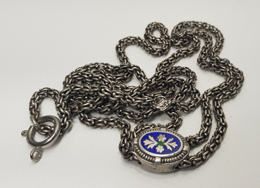 OSMANLI DÖNEMİ TUĞRALI VE MİNELİ ARNAVUT ZİNCİRİ CEP SAATİ KÖSTEĞİ