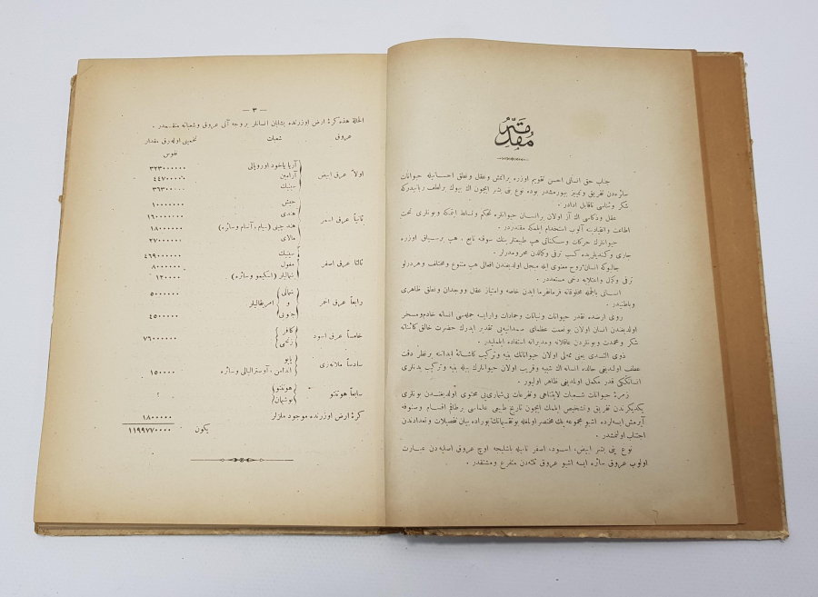 OSMANLICA KİTAP: MUSAVVER TARİFİ HAYVANAT