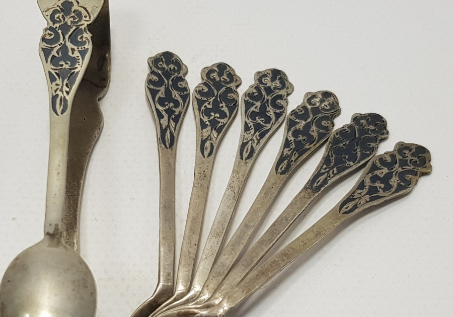 SAVATLI GÜMÜŞ ÇAY TAKIMI