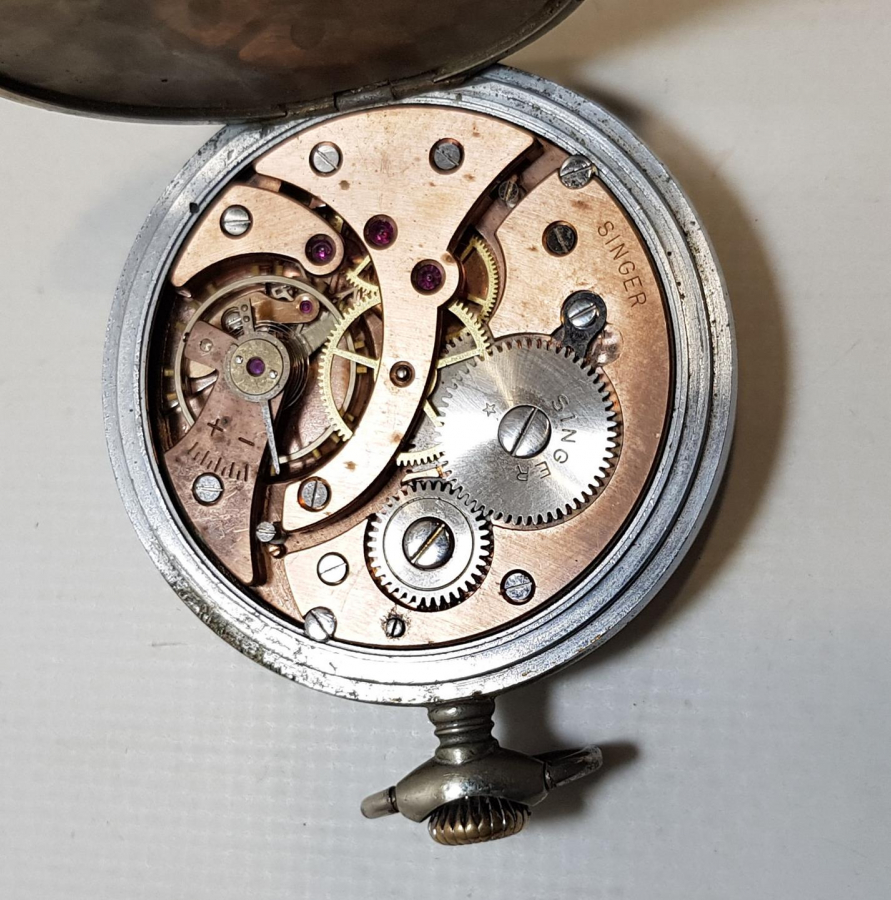 T.C.D. DEMİRYOLU SINGER MARKA CEP SAATİ