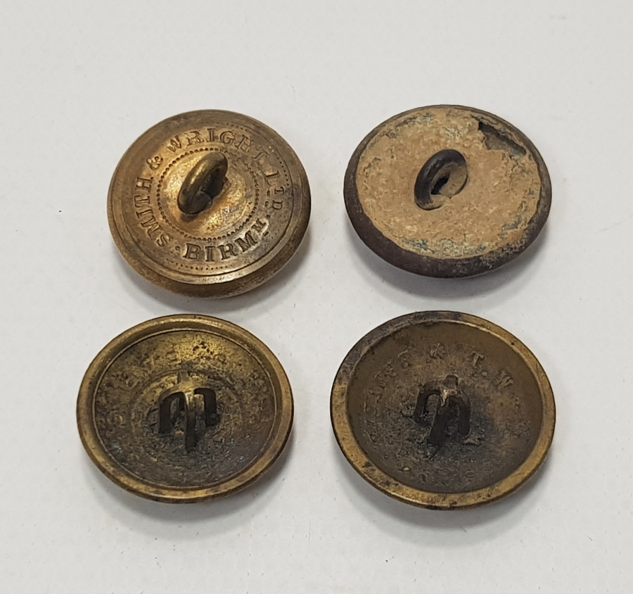 1. DÜNYA SAVAŞI OSMANLI, İNGİLİZ VE FRANSIZ DENİZCİ SUBAY DÜĞME LOTU