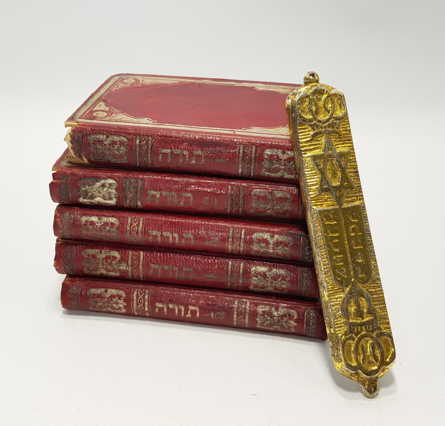 1886 TARİHLİ 5 ADET İBRANİCE TEVRAT VE MEZUZA