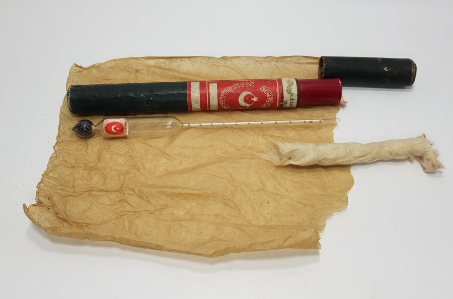 KUTUSUNDA OSMANLICA ALKOLMETRE