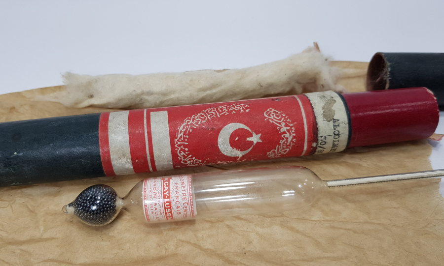 KUTUSUNDA OSMANLICA ALKOLMETRE