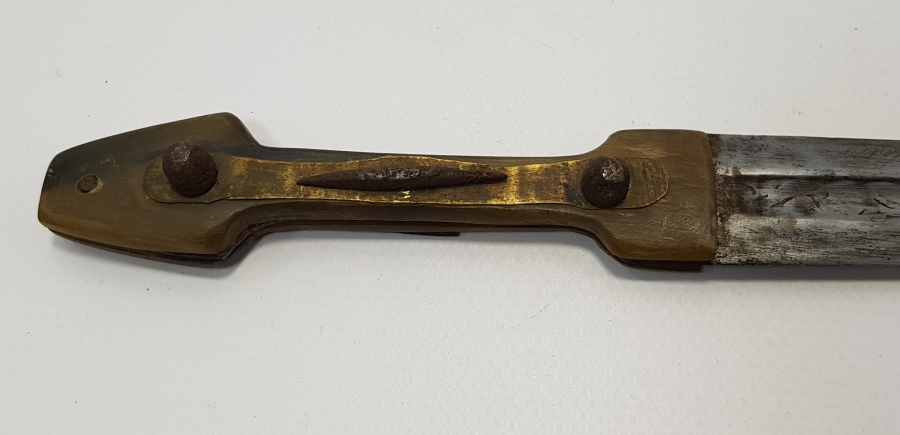 OSMANLICA KARAHİSAR YADİGARI YAZILI AFYON İŞİ ÇERKES KAMASI