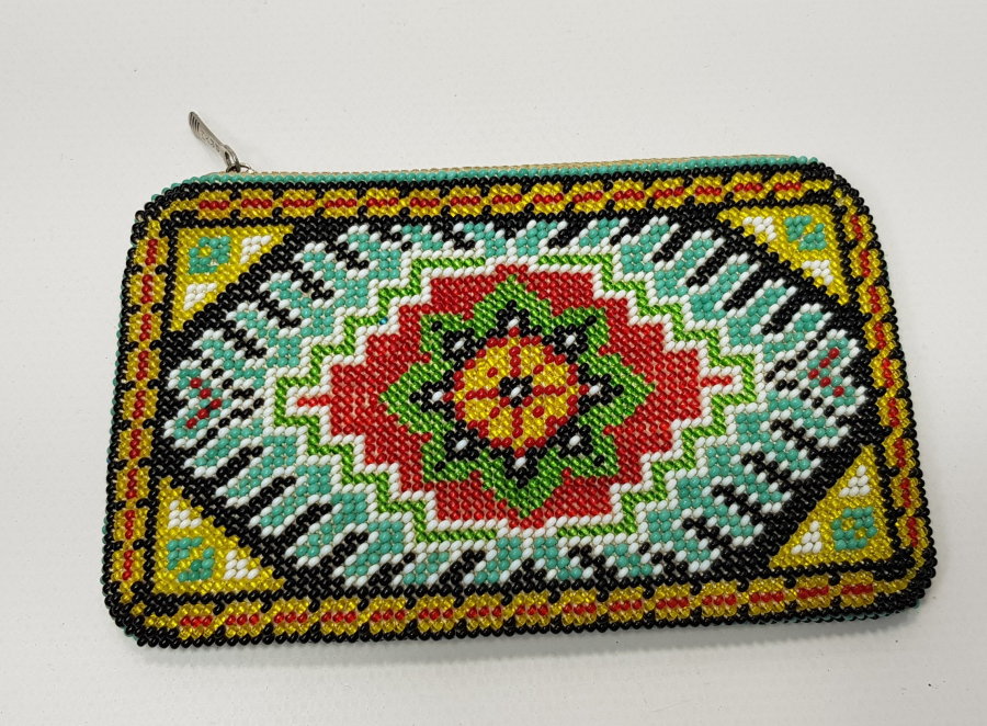 BONCUK ÖRME ANTİKA CÜZDAN