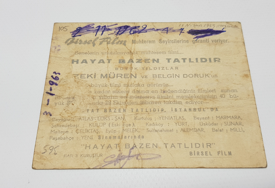 ZEKİ MÜREN & BELGİN DORUK: HAYAT BAZEN TATLIDIR FİLM KARTI 