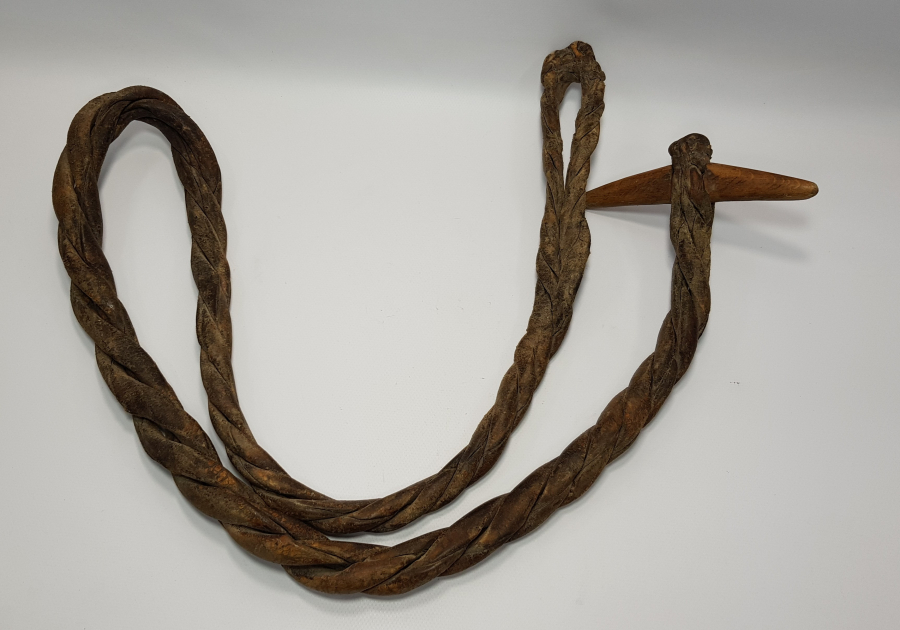 OSMANLI DÖNEMİ ÇOK NADİR DERİ HAMAL İPİ