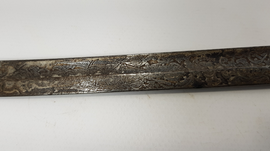 OSMANLI DÖNEMİ ŞİMŞİR MODELİNDE ÇOK NADİR SUBAY KILICI