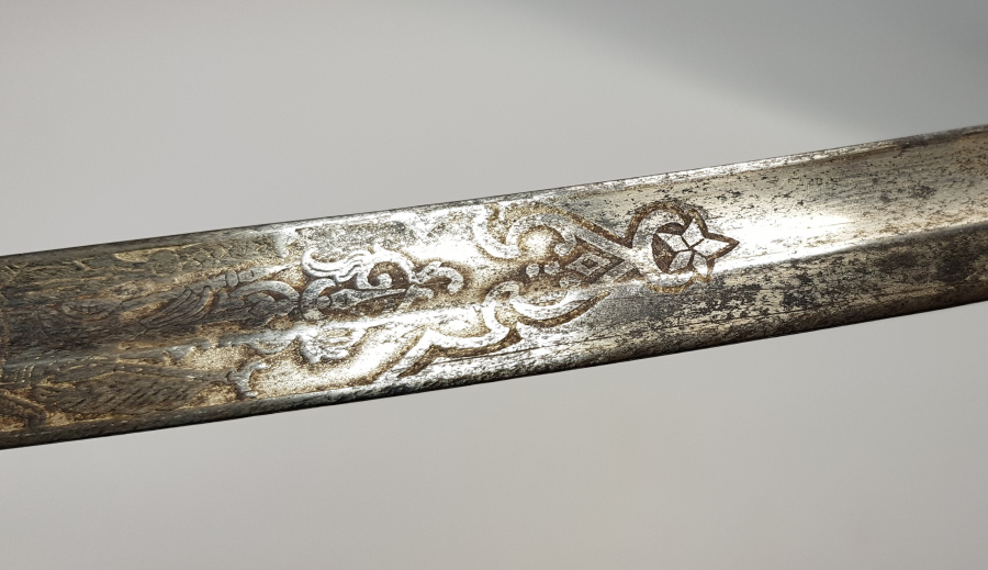 OSMANLI DÖNEMİ ŞİMŞİR MODELİNDE ÇOK NADİR SUBAY KILICI