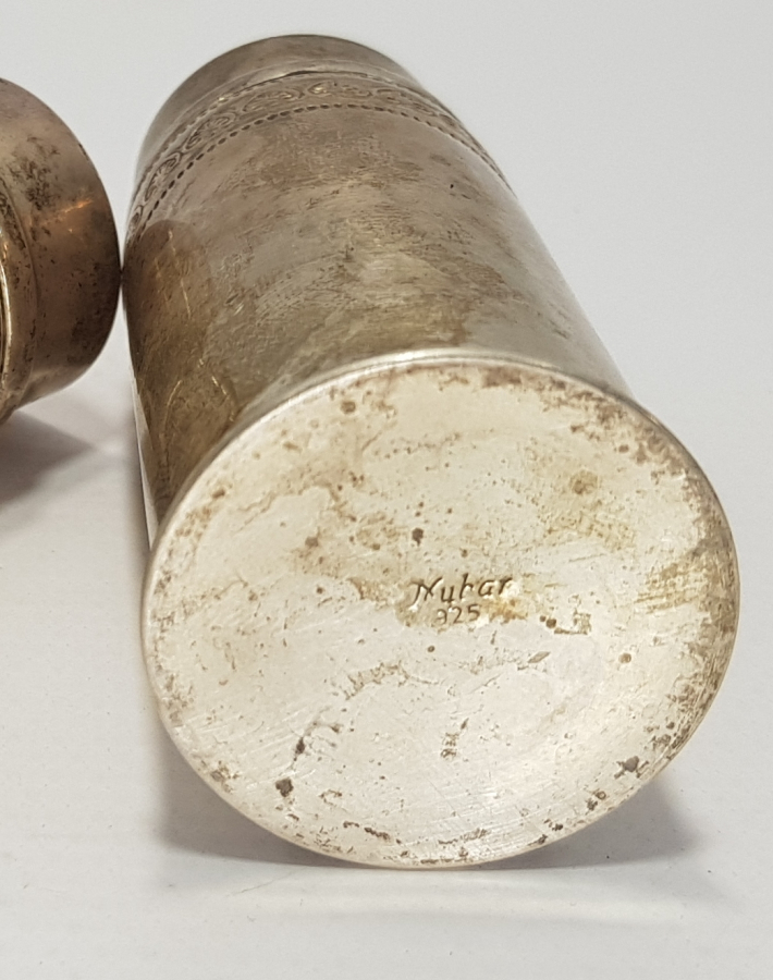 BİR ÇİFT GÜMÜŞ TUZLUK