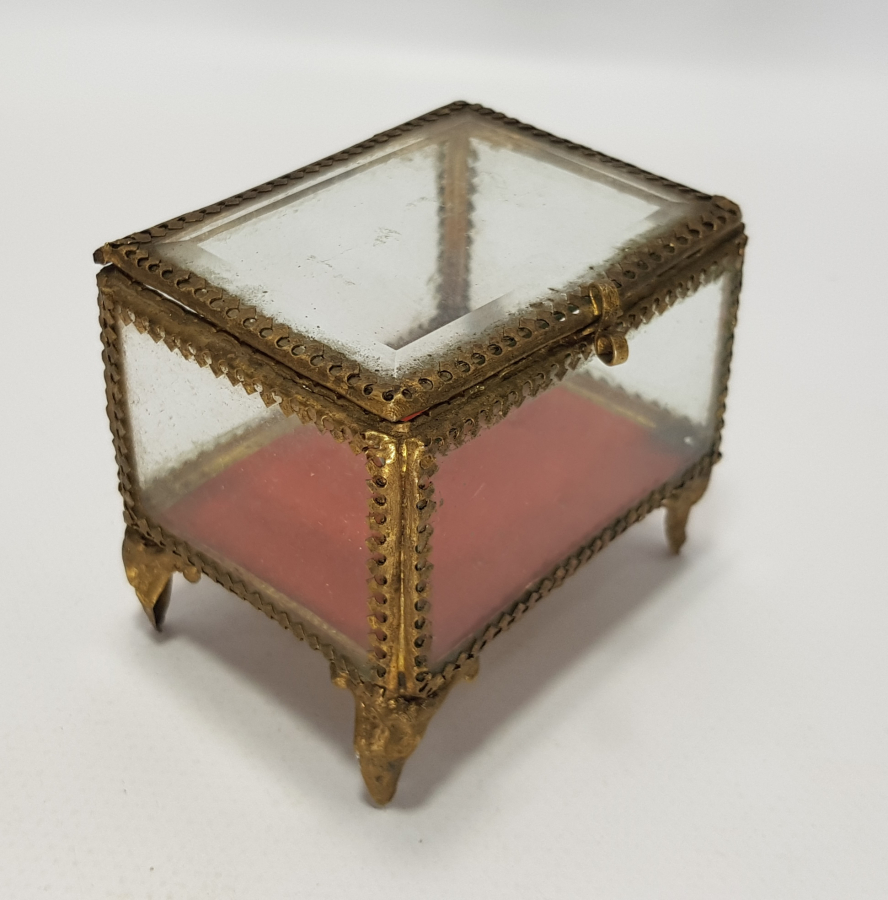 FRANSIZ TEŞHİR KUTUSU - KRİSTAL MÜCEVHER KUTUSU