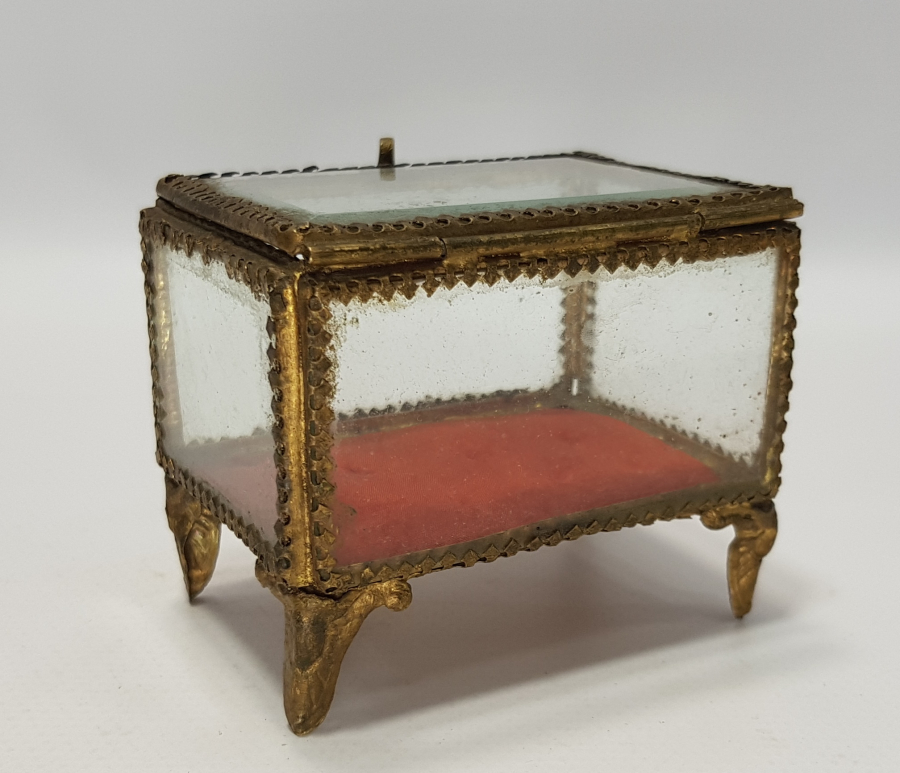 FRANSIZ TEŞHİR KUTUSU - KRİSTAL MÜCEVHER KUTUSU