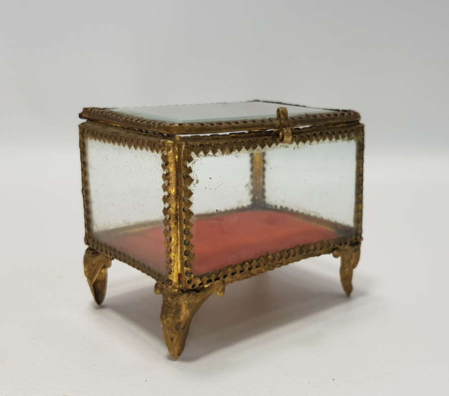 FRANSIZ TEŞHİR KUTUSU - KRİSTAL MÜCEVHER KUTUSU