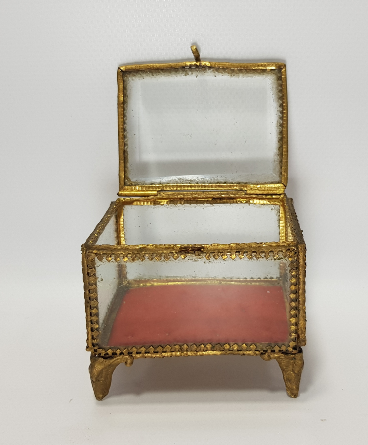 FRANSIZ TEŞHİR KUTUSU - KRİSTAL MÜCEVHER KUTUSU