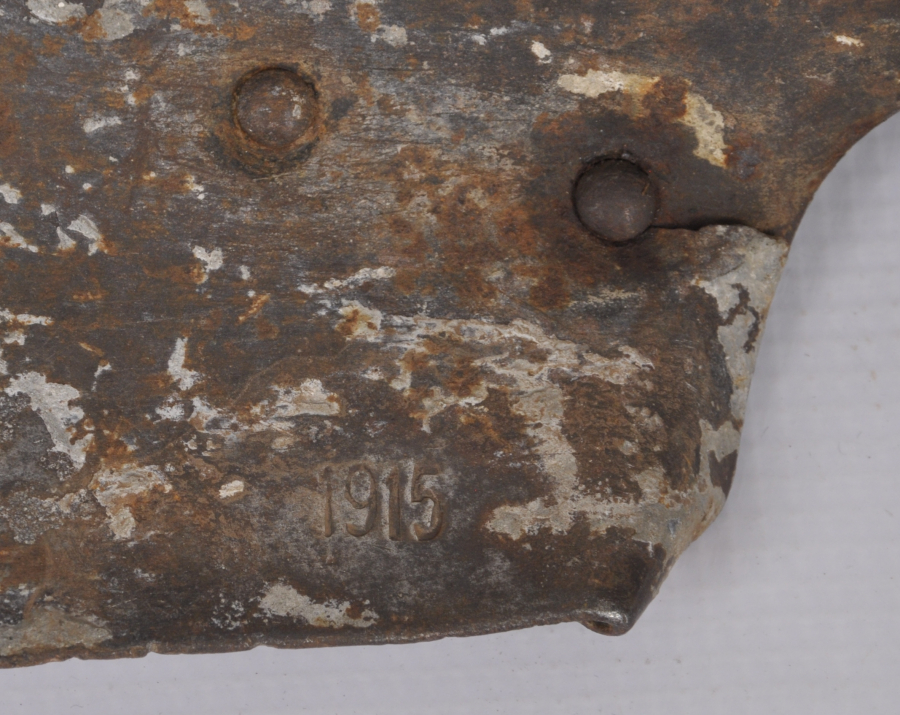 1. DÜNYA SAVAŞI DÖNEMİ 1915 TARİHLİ OSMANLI SİPER KÜREĞİ