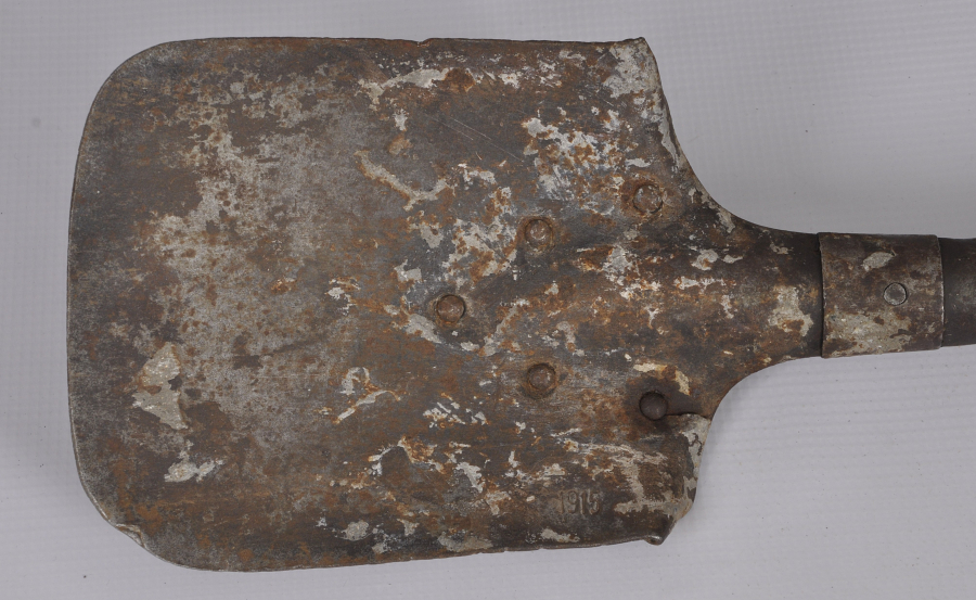 1. DÜNYA SAVAŞI DÖNEMİ 1915 TARİHLİ OSMANLI SİPER KÜREĞİ