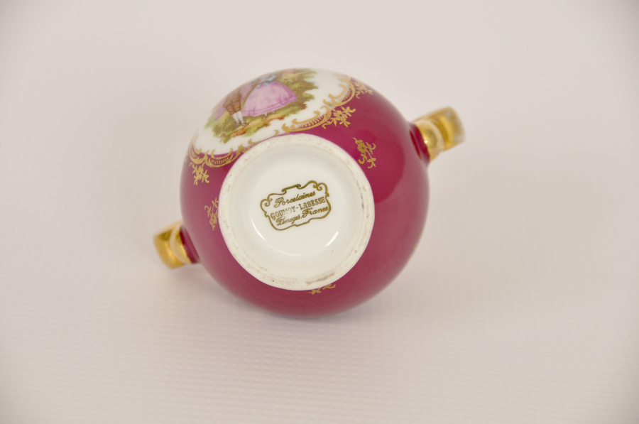 LİMOGES MARKA MİNİ PORSELEN VAZO