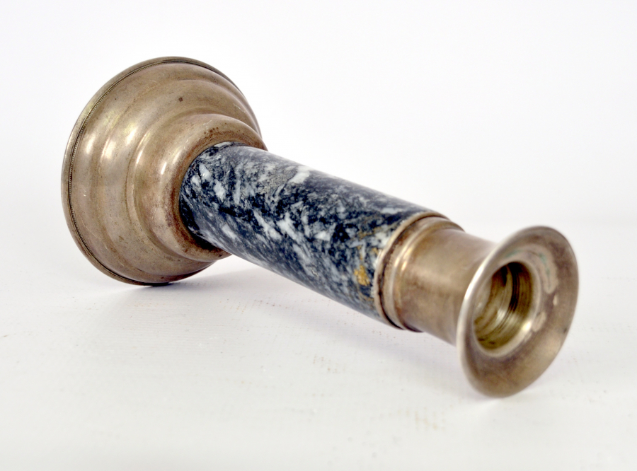 MERMER KAİDELİ GÜMÜŞ ŞAMDAN