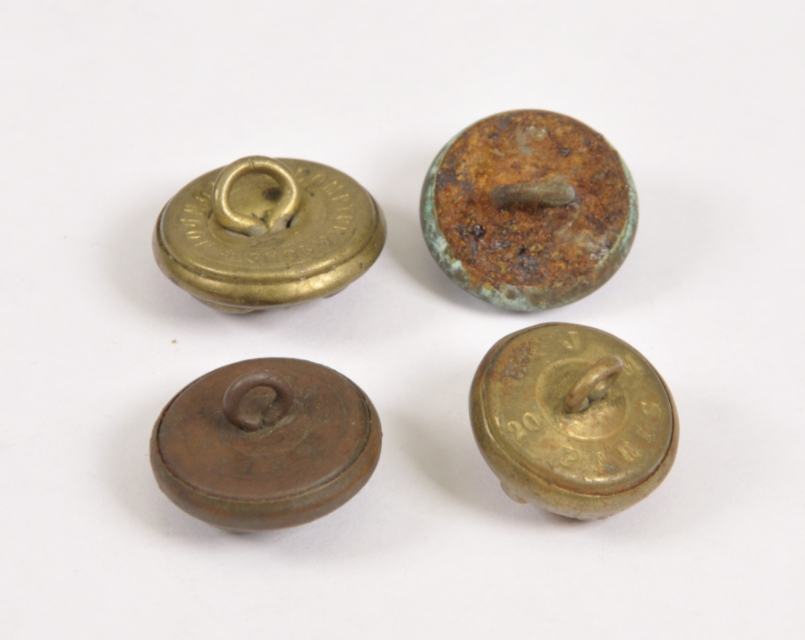 OSMANLI DÖNEMİ 4 ADET SUBAY DÜĞMESİ 