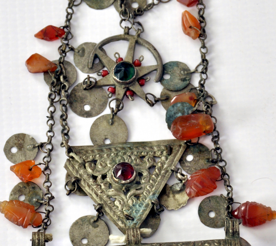 OSMANLI DÖNEMİ AY YILDIZLI ŞAMAN İŞİ HAMAYIL