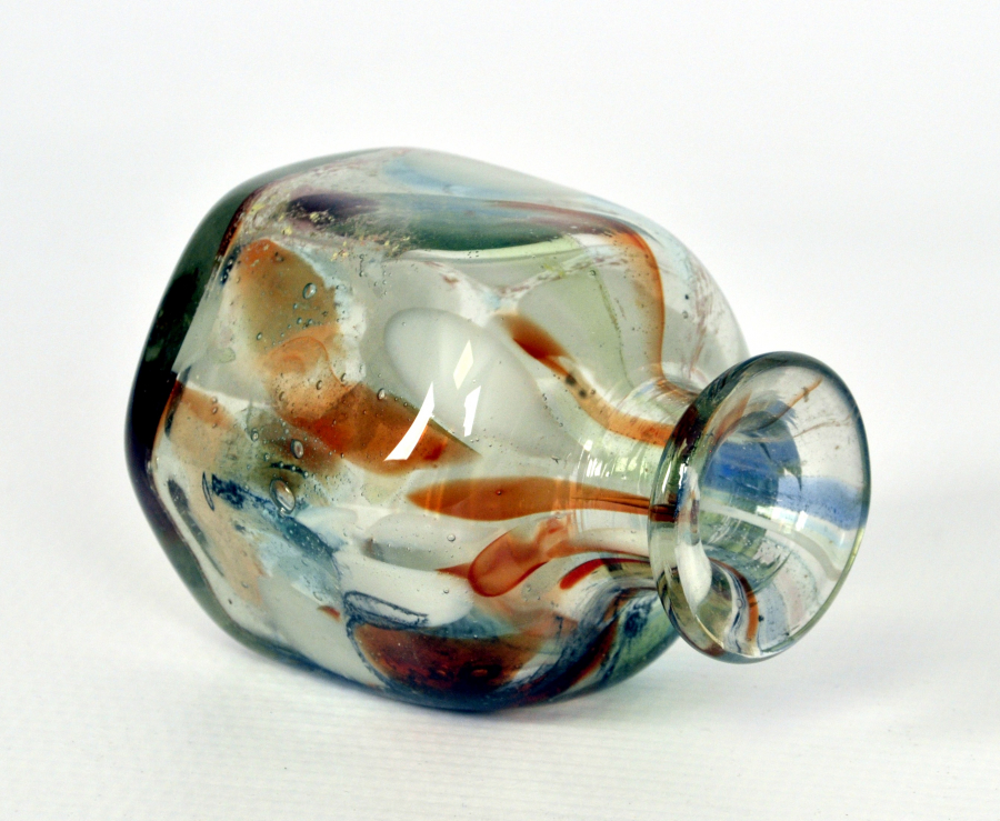 OSMANLI DÖNEMİ BALGAMLI KOPARMA CAM HOKKA