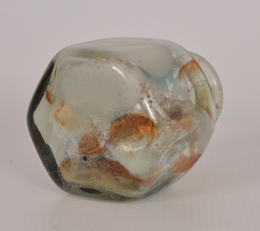 OSMANLI DÖNEMİ BALGAMLI KOPARMA CAM HOKKA