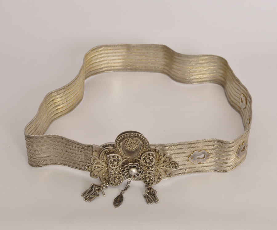 OSMANLI DÖNEMİ HER PARÇASI TUĞRALI VE SAH DAMGALI HASIR ÖRME KEMER 