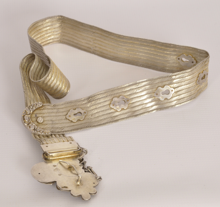 OSMANLI DÖNEMİ HER PARÇASI TUĞRALI VE SAH DAMGALI HASIR ÖRME KEMER 