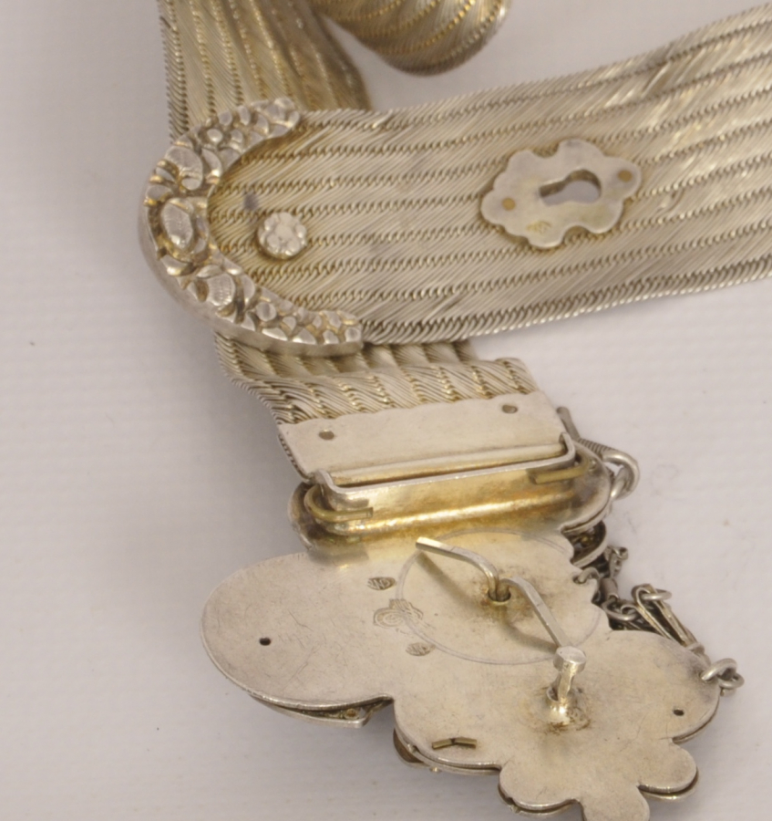 OSMANLI DÖNEMİ HER PARÇASI TUĞRALI VE SAH DAMGALI HASIR ÖRME KEMER 