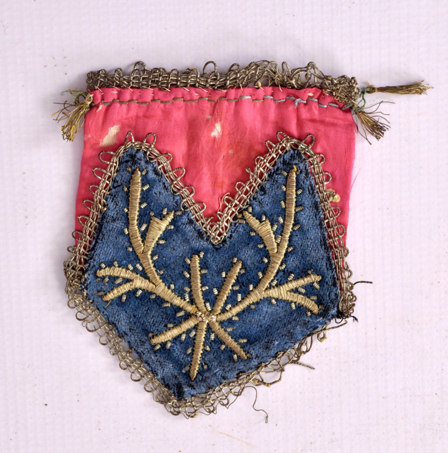 OSMANLI DÖNEMİ SIRMA İŞÇİLİKLİ GELİN KESESİ