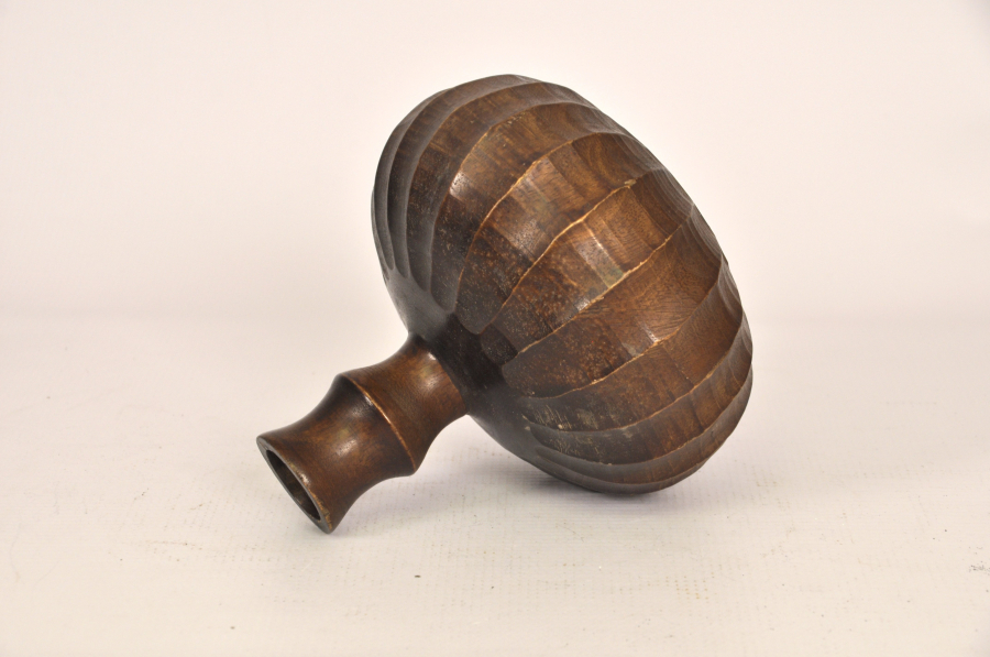 OSMANLI DÖNEMİ YEKPARE AĞAÇTAN OYMA ZEMZEMLİK