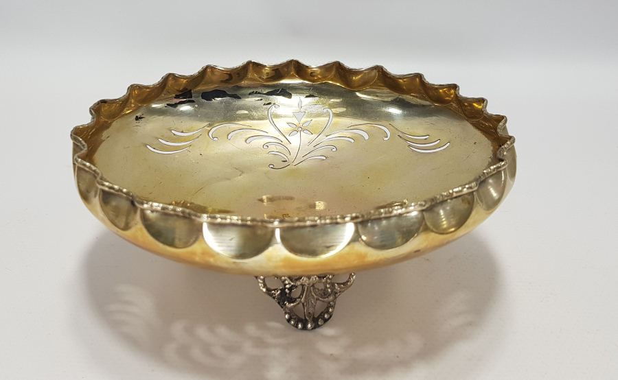 TESTERE İŞÇİLİKLİ GÜMÜŞ ŞEKERLİK