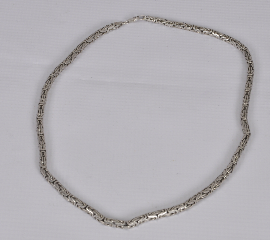 BÜYÜK BOY GÜMÜŞ KRAL ZİNCİRİ 