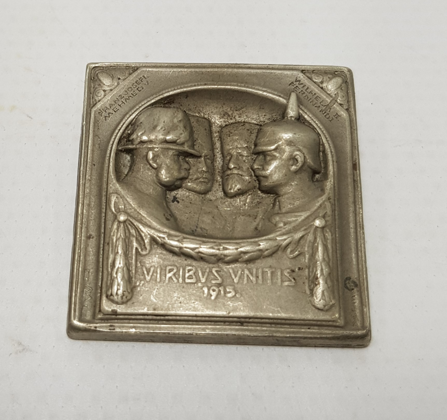 1. DÜNYA SAVAŞI LİDERLER GÖRSELLİ İTTİFAK ROZET 