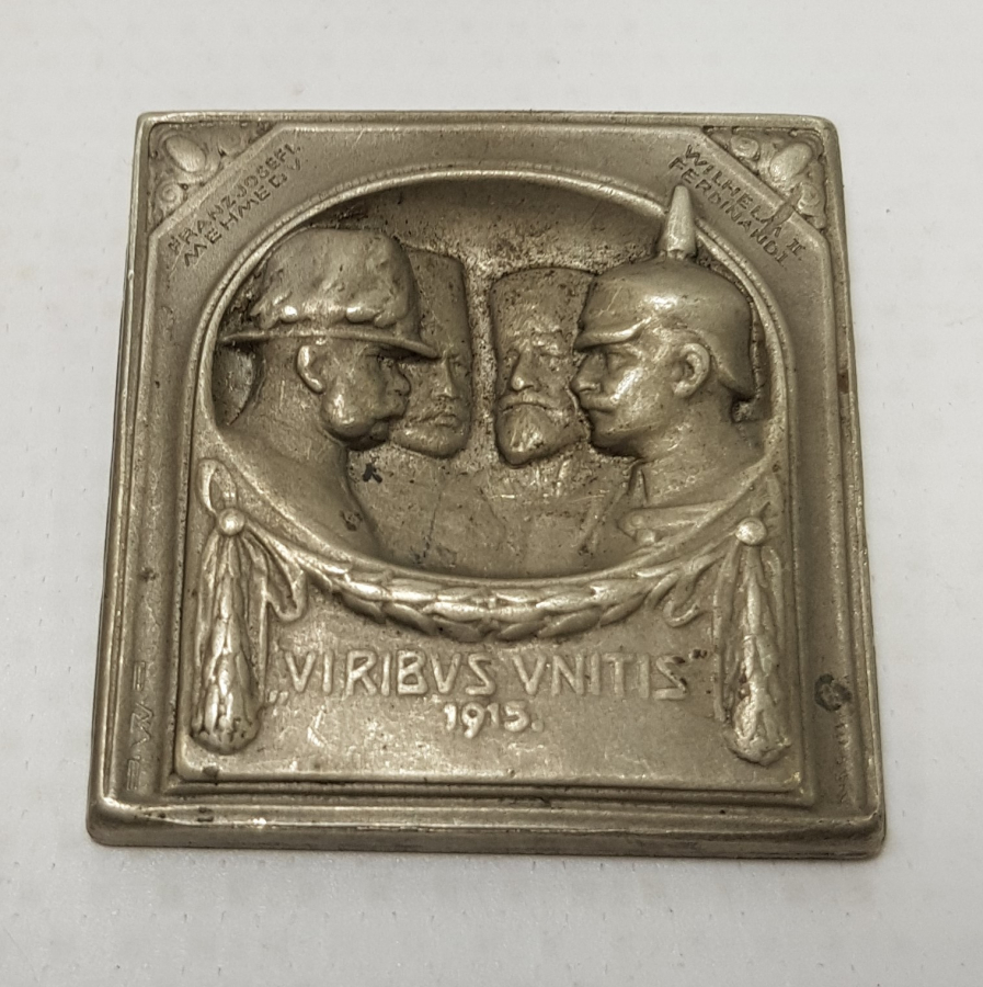 1. DÜNYA SAVAŞI LİDERLER GÖRSELLİ İTTİFAK ROZET 