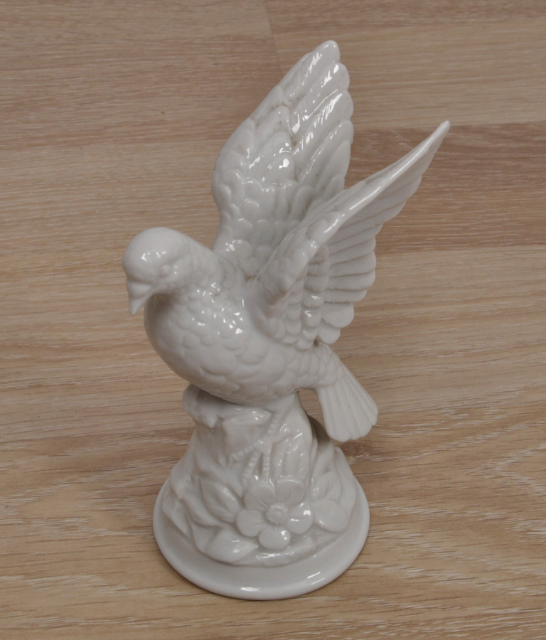 1930'LARDAN PORSELEN GÜVERCİN BİBLOSU