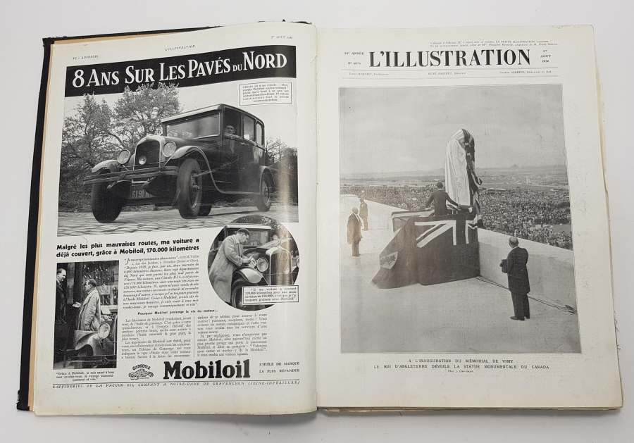 2. DÜNYA SAVAŞI GÖRSELLİ 1936 YILI CİLDİNDE L'ILLUSTRATION DERGİLERİ