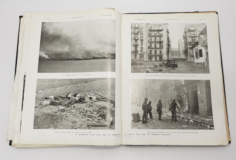 2. DÜNYA SAVAŞI GÖRSELLİ 1936 YILI CİLDİNDE L'ILLUSTRATION DERGİLERİ