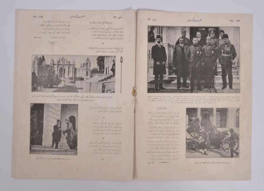 ÇANAKKALE SAVAŞI GÖRSELLİ OSMANLICA HARP MECMUASI 