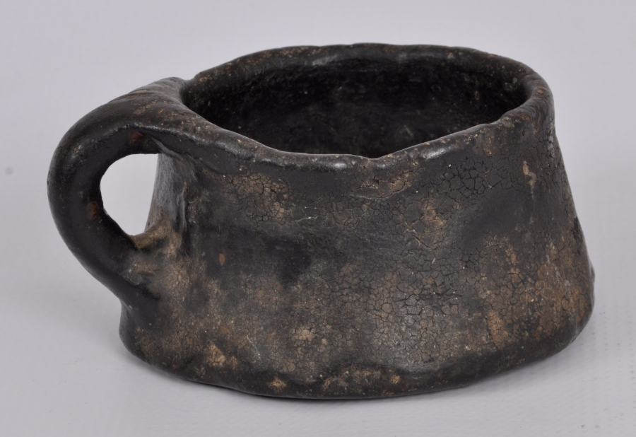 KAYAPA İŞİ ÇOK YAŞLI SERAMİK DALDIRMA BARDAK