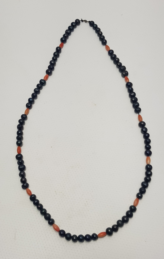 MERCANLI SİYAH İNCİ GERDANLIK 