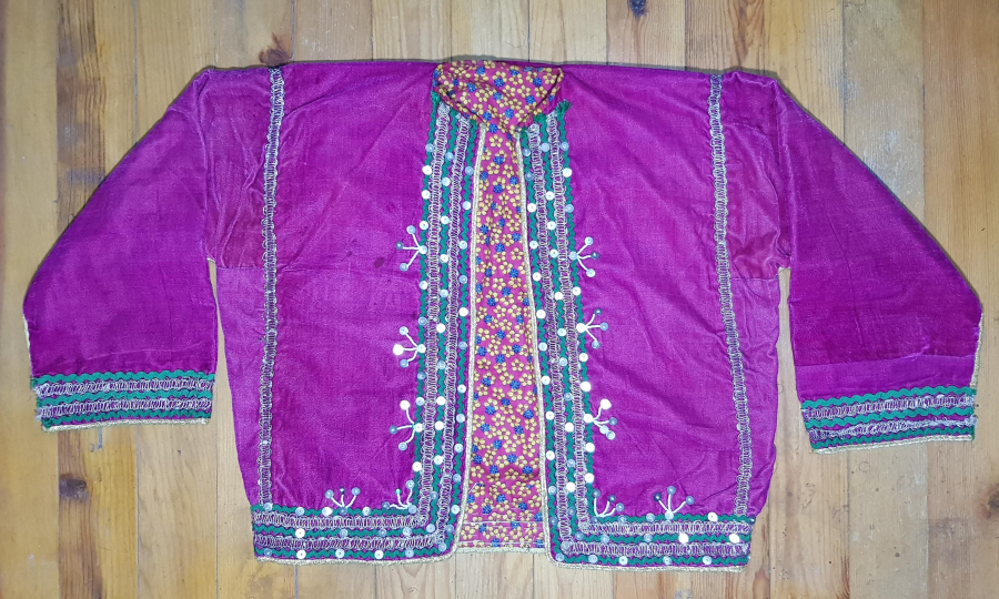 OSMANLI DÖNEMİ İŞLEMELİ KADİFE YELEK 