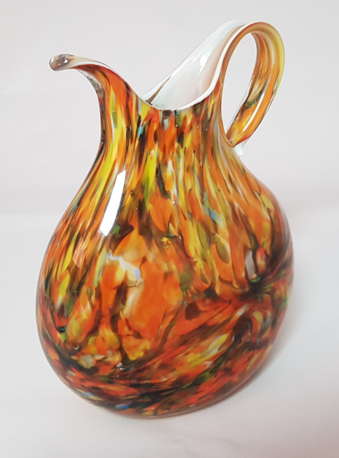 SÜRAHİ FORMLU MURANO CAM VAZO 