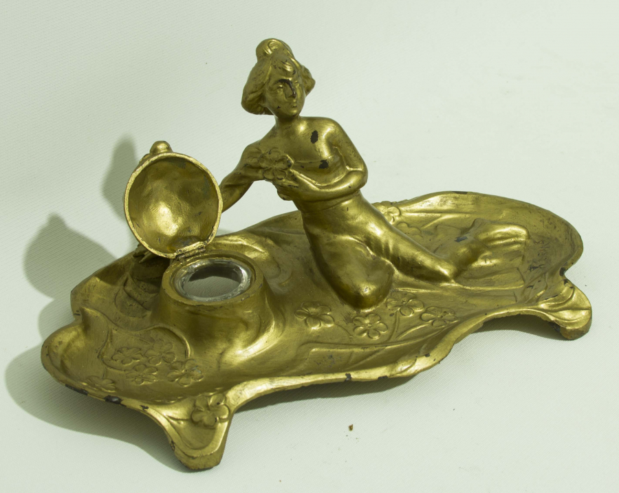 FRANSIZ SANATÇI İMZALI ALTIN VERMEYLİ HOKKA