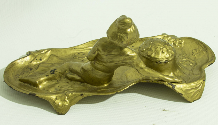 FRANSIZ SANATÇI İMZALI ALTIN VERMEYLİ HOKKA