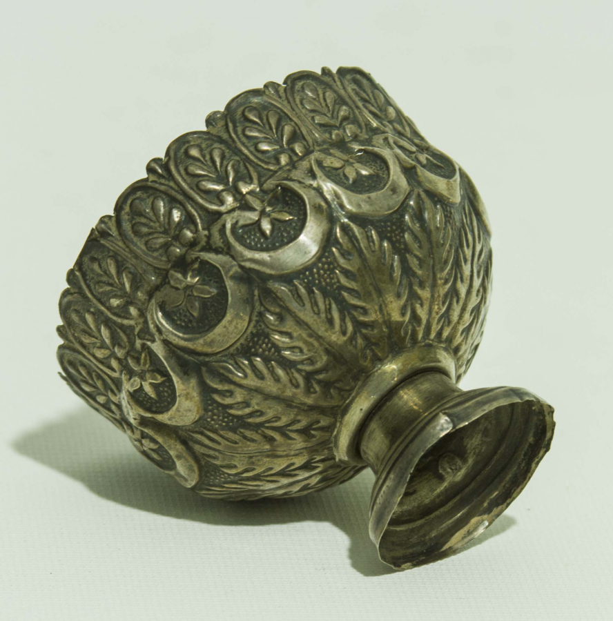 OSMANLI DÖNEMİ TUĞRALI SAH DAMGALI GÜMÜŞ FİNCAN ZARFI